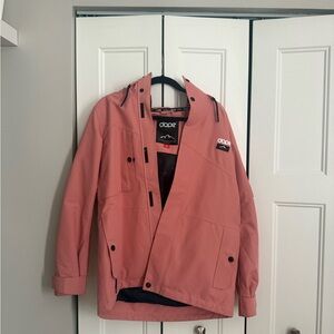 Dope Snow Coral Hooded Ski jacket